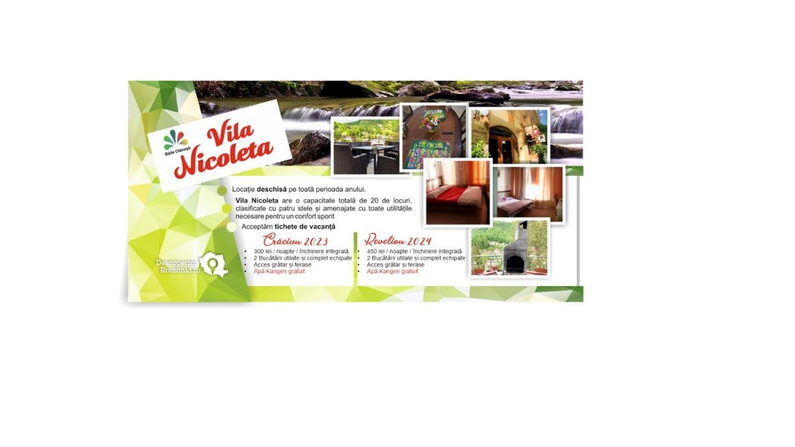 Vila Nicoleta Băile Olăneşti Exteriör bild